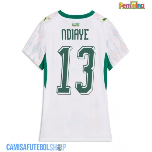 Camisa de time de futebol Senegal Iliman Ndiaye #13 Replicas 1º Equipamento Feminina Mundo 2026 Manga Curta